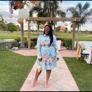 Multicolor Floral Dress